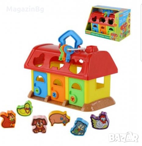 Къща сортер Pets House Чудесна играчка, снимка 2 - Други - 31473565