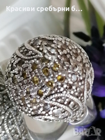 Впечатляващ, масивен сребърен пръстен, снимка 9 - Пръстени - 54061221