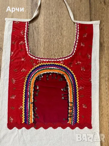 Два комплекта нагръдник с ръкави за родопски носии, снимка 4 - Антикварни и старинни предмети - 50275798