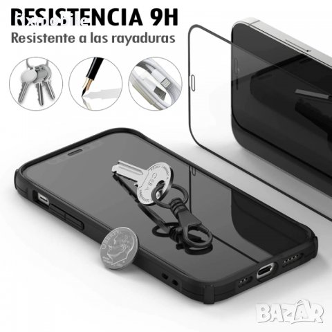 Apple iPhone 12 Pro Стъклен протектор 9D, снимка 4 - Фолия, протектори - 37672582