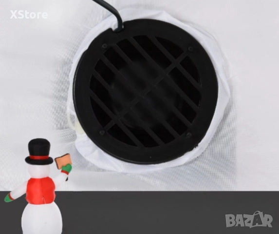 Снежен човек,надуваем,LED светлини,многоцветен, снимка 9 - Декорация за дома - 52441608