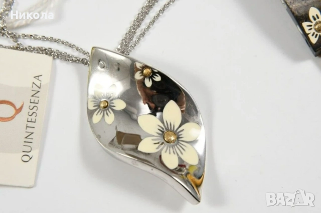 QUINTESSENZA - италиански сребърен комплект -.925, снимка 7 - Бижутерийни комплекти - 52344468