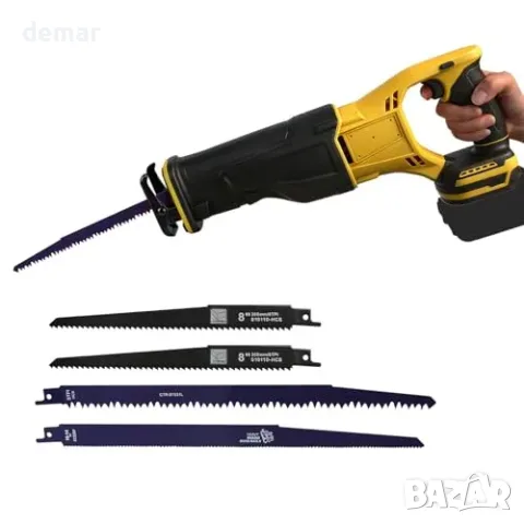 Акумулаторен саблен трион за DeWalt 18/20 V, 4 ножа, без батерия, снимка 2 - Други стоки за дома - 56228516