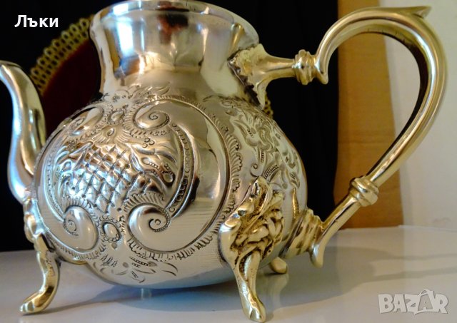 Марокански бронзов чайник,кана,орел,орнаменти. , снимка 10 - Антикварни и старинни предмети - 37996850