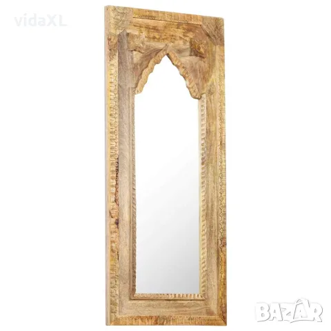 vidaXL Огледало, 50x3х110 см, мангово дърво масив, снимка 7 - Огледала - 56146693