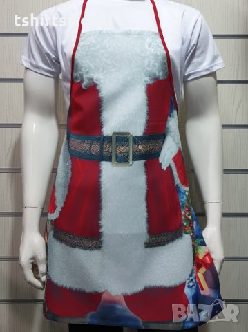 Нова мъжка забавна готварска престилка Дядо Коледа, снимка 6 - Подаръци за мъже - 30723404