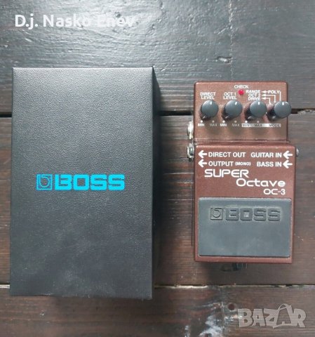 Boss OC-3 Super Octaver pedal - Супер октавер педал от Бос /КАТО НОВ/, снимка 2 - Китари - 37917459