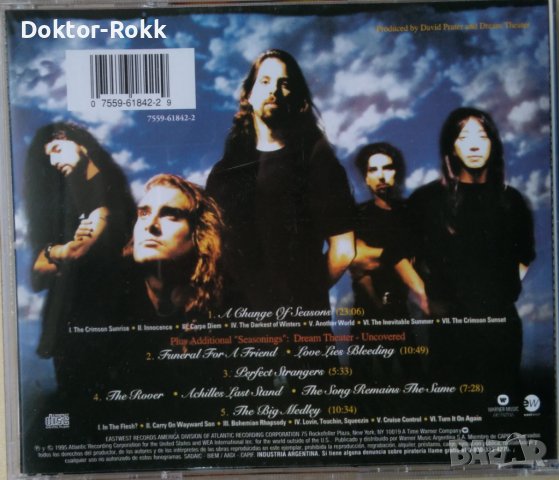 Dream Theater – A Change Of Seasons (CD) 1995, снимка 2 - CD дискове - 39813719