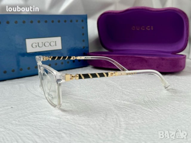 Gucci диоптрични рамки ,прозрачни слънчеви очила,очила за компютър, снимка 10 - Слънчеви и диоптрични очила - 44465602