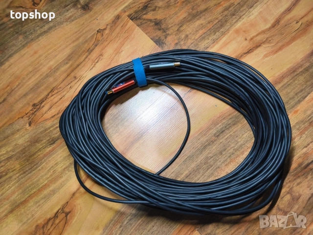 ТЕСТВАН, 100% работещ Оптичен HDMI кабел Twozoh 45 метра, 4K HDMI към HDMI кабел 4K/60Hz..., снимка 4 - Кабели и адаптери - 51637816