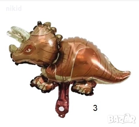 Различни динозаври динозавър малък фолио фолиев балон хелий въздух парти, снимка 6 - Други - 26289223