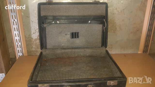 Кожен куфар-със заключалки-работен, снимка 6 - Антикварни и старинни предмети - 54358191