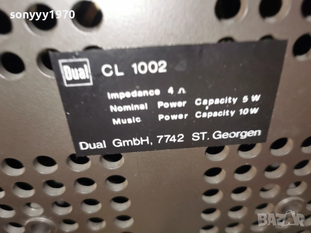 DUAL CL 1002 GERMANY 1904261028LCHERY1, снимка 4 - Тонколони - 54242554