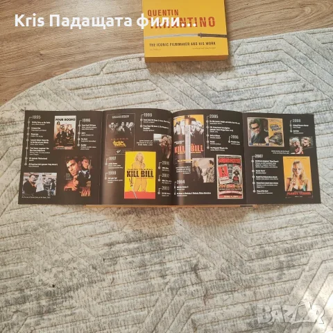 Книга Quentin Tarantino-The Iconic Filmmaker and his work, снимка 9 - Биографии, мемоари и спомени - 56044283