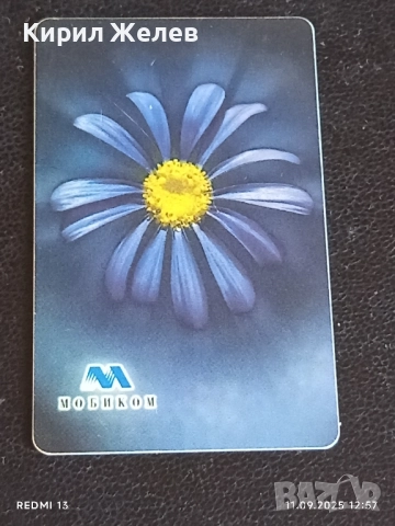 Четири фонокарти МОБИКА, БУЛ ФОН,БТК тема ЦВЕТЯ за КОЛЕКЦИЯ 27025, снимка 5 - Колекции - 51677548