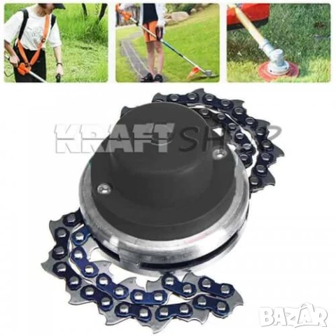 ПАКЕТ 3в1 Метална Верижна Глава + Универсално Точило за Вериги + Алуминиева Кордова Глава, снимка 6 - Други инструменти - 50565429