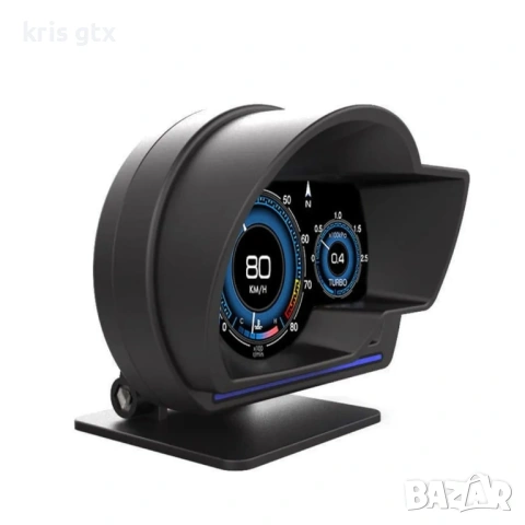 OBD2 и GPS диагностика, HUD дисплей,цифрово табло с информация за , Boost ,Clock, индикатор за турбо, снимка 6 - Аксесоари и консумативи - 54335529