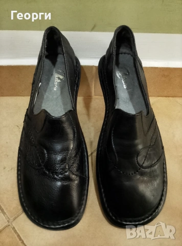 Нови дамски мокасини Bata от естествена кожа