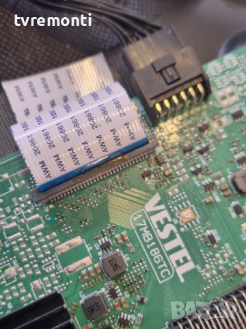Motherboard 17MB186TC for 32 inc for Telefunken 32HA6001 DISPLAY VES315WNGB-2D-N52, снимка 3 - Части и Платки - 44470824