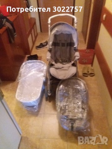 Качествена маркова италианска детска количка САМ, снимка 5 - Детски колички - 38918550