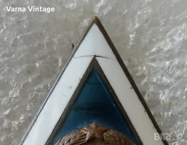 Ромб Знак за завършване на правен институт СССР. емайл. марк., снимка 2 - Колекции - 49824689