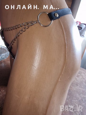 Кожена прашка с синджири /с.м.л.хл, снимка 6 - Бельо - 39367074