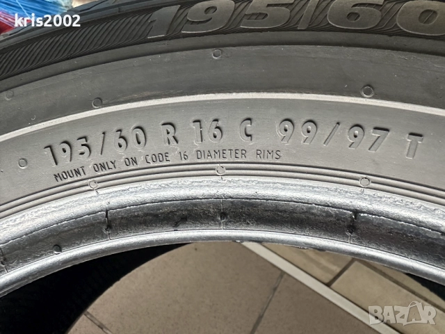 Зимни бусови гуми SEMPERIT VAN GRID 2, 195/60/16C, 7mm грайфер !, снимка 8 - Гуми и джанти - 52548562