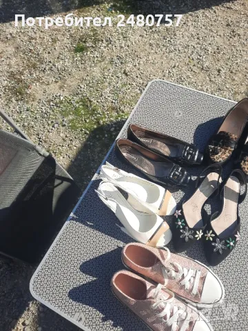 Лот от 6 бр. дамски обувки номер 37
