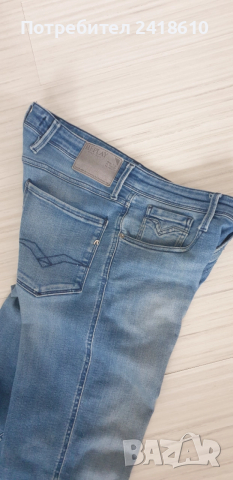 Replay Milano Anbass Hyperflex Stretch Slim Fit Mens Size 33/34  ОРИГИНАЛ Мъжки Дънки!, снимка 13 - Дънки - 52789647