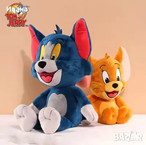 Комплект плюшена играчка Том и Джери Tom and Jerry/плюшени играчки , снимка 3 - Плюшени играчки - 48347276