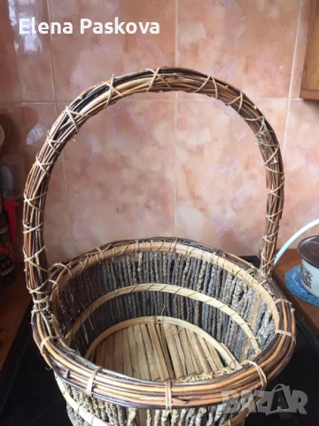 кошница масивна дърво за декорация , снимка 2 - Декорация за дома - 51917571