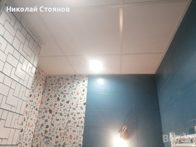 Окачен таван за баня минералфазерни пана 95% влагоустойчивост, снимка 3 - Ремонти на баня - 44418582