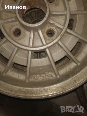 Ретро алуминиеви джанти Toyo Kogyo 13 цола, Mazda RH7, снимка 5 - Гуми и джанти - 37598964