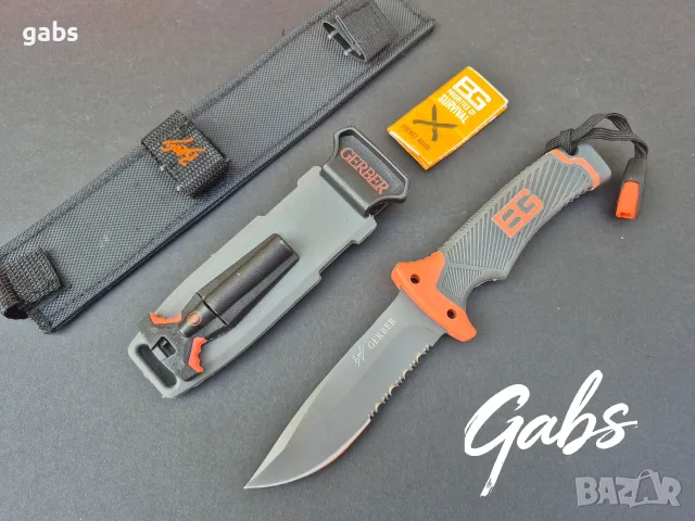 Нож за оцеляване GERBER Bear Grylls Ultimate Survival, снимка 9 - Ножове - 51780863