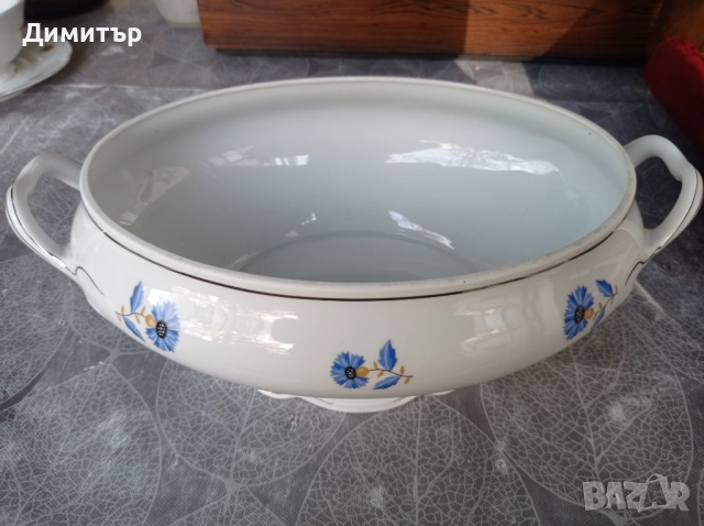 Порцелан посуда сосиера чиния плато супник салатиера сервиз, снимка 7 - Прибори за хранене, готвене и сервиране - 52897271