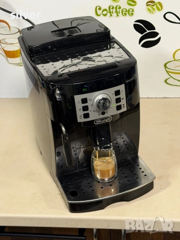 Кафемашина кафе автомат delonghi magnifica S с гаранция, снимка 7 - Кафемашини - 54118243