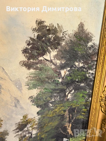 Картина "Алпите" , снимка 2 - Картини - 51208569