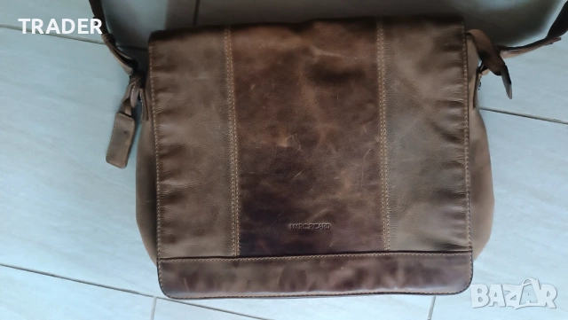 Shoulder Bag Marc Picard чанта през рамо естествена кожа