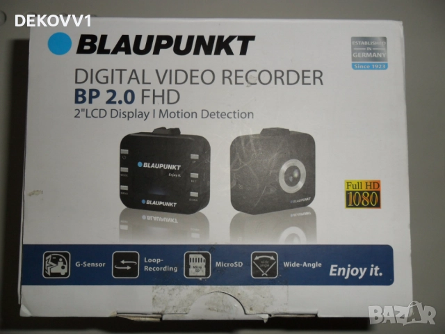 Продавам видеорегистратор BLAUPUNKT BP 2.0 FHD