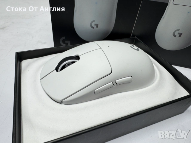 Мишка геймърска Logitech PRO X Superlight 2 / бяла, снимка 5 - Клавиатури и мишки - 49975092