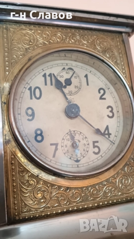 Very Rare Antique 1890 Musical Clock JUNGHANS Joker German Laterna / Alarm Clock, снимка 2 - Други - 51769780