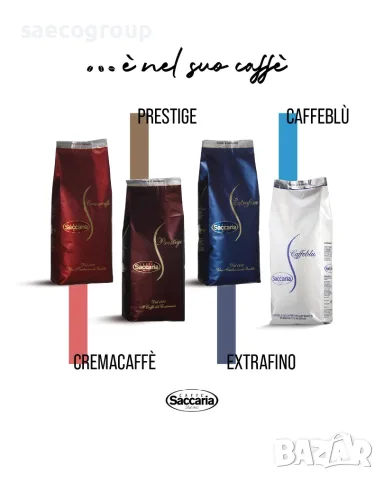 Италианско премиум кафе на зърна Caffe Saccaria Prestige, снимка 6 - Други - 55926948