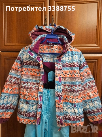 Ски комплект за момиче, размер 134-140