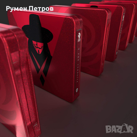 V FOR VENDETTA - 4K+Blu Ray Steelbook - TITANS OF CULT Special Edition, снимка 8 - Blu-Ray филми - 36575032