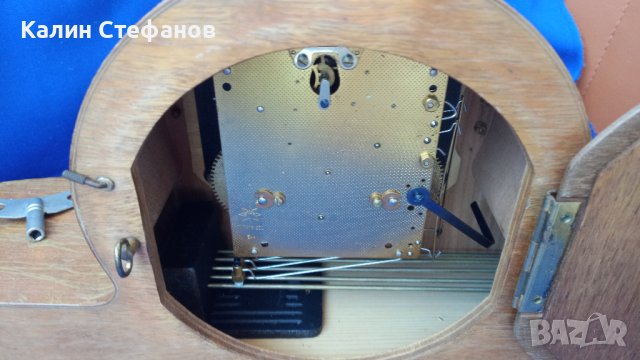 Ретро настолен часовник Юнгханс  JUNGHANS   EXACTA, снимка 8 - Антикварни и старинни предмети - 42919420