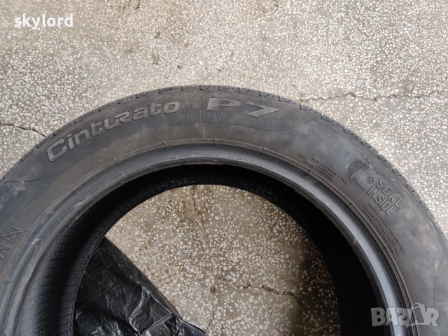 4 броя летни гуми 215 55 17 Pirelli Cinturato P7 , снимка 6 - Гуми и джанти - 54007186