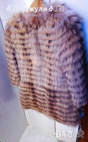 Палто от сребърна лисица, снимка 3 - Палта, манта - 53091213