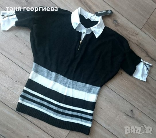 плетена блузка, снимка 4 - Блузи с дълъг ръкав и пуловери - 30145963