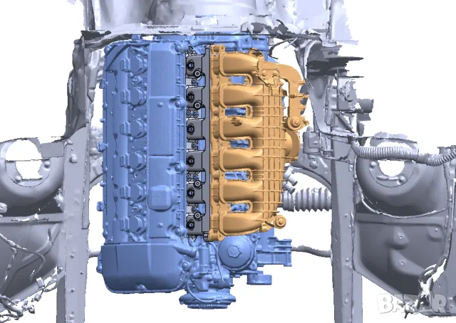 BMW N54 335i - Адаптер на всмукателен колектор за M54, снимка 5 - Части - 48712599