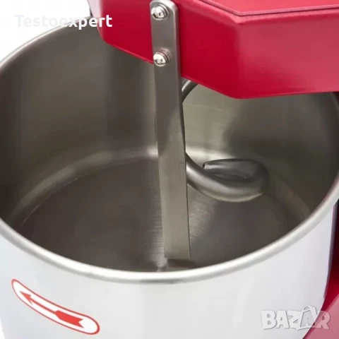 Тестобъркачка 8 литра – спирален миксер за до 4,5 кг тесто, малиново червено, снимка 2 - Обзавеждане на кухня - 50959225